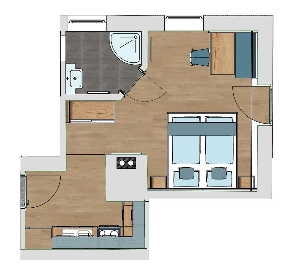 Haus Hubertus Apartment Galtur Bagian luar foto