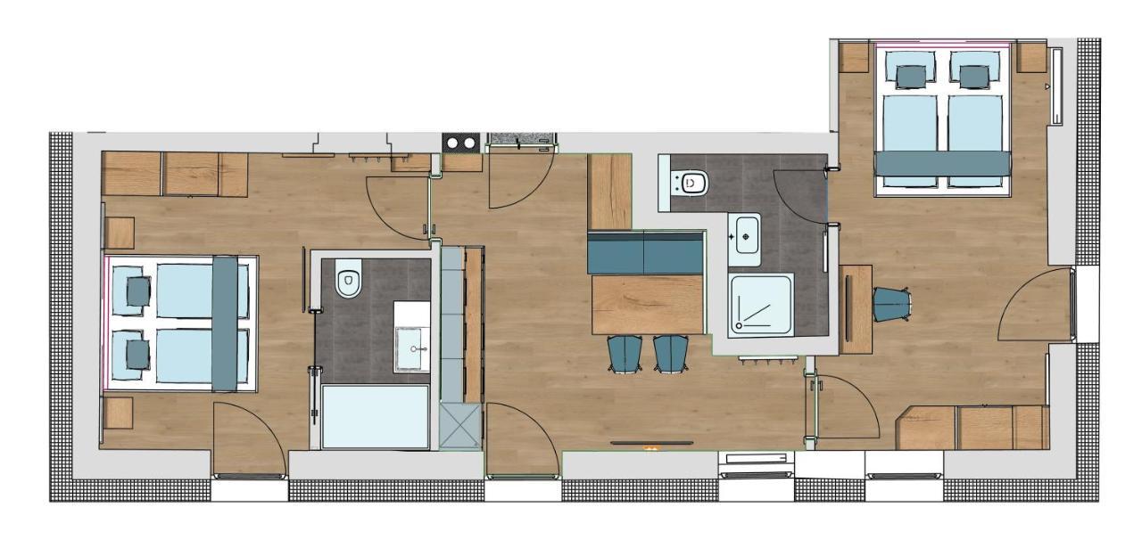 Haus Hubertus Apartment Galtur Bagian luar foto