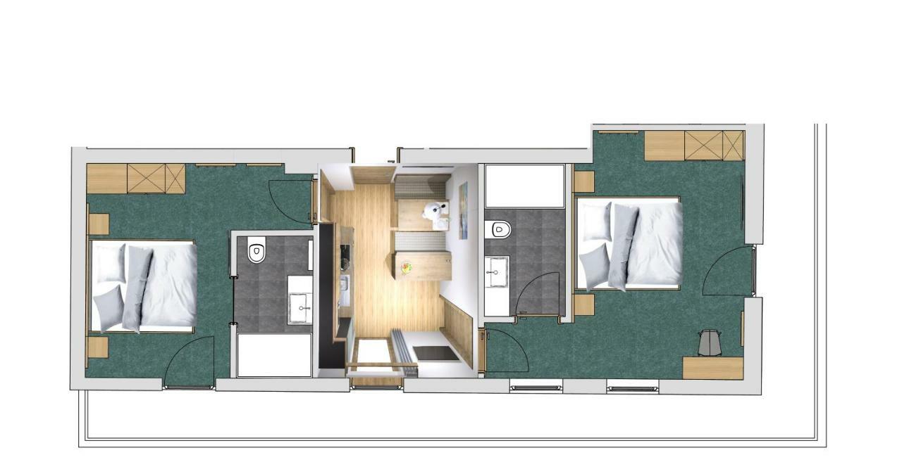Haus Hubertus Apartment Galtur Bagian luar foto
